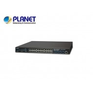 24-port 10/100/1000T + 4-port 10G SFP+ Web Smart Manageable Ethernet Switch, 802.1Q VLAN, IGMP Snooping, MSTP, LACP, SNMPv1/v2c