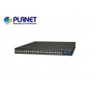 48-port 10/100/1000T + 4-port 10G SFP+ Web Smart Manageable Ethernet Switch, 802.1Q VLAN, IGMP Snooping, MSTP, LACP, SNMPv1/v2c