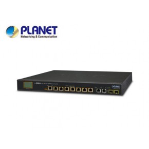 8-Port 10/100/1000T 60W Ultra PoE + 2-Port 10/100/1000T + 2-Port 1000X SFP Gigabit Ethernet Switch with LCD PoE Monitor(380W PoE Budget)