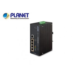 IP30 5-Port Gigabit Switch with 4-Port 802.3AT POE+ (-40 to 75 C)