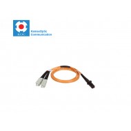Patch cord MTRJ/PC-SC/PC MM62.5/125 duplex 2.0mm standard color LSZH jacket cable, (L)m