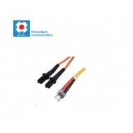 Patch cord MTRJ/PC-ST/PC MM50/125 duplex 2.0mm standard color LSZH jacket cable, (L)m