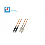 Patch cord SC/PC-FC/PC MM50/125 duplex 2.0mm standard color LSZH jacket cable, (L)m