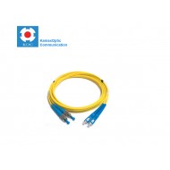 Patch cord SC/PC-FC/PC SM9/125 duplex 2.0mm standard color LSZH jacket cable, (L)m