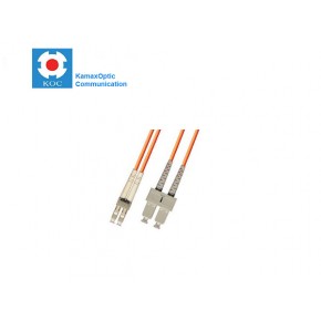 Patch cord SC/PC-LC/PC MM62.5/125 duplex 2.0mm standard color LSZH jacket cable, (L)m Solutii Fibra Optica