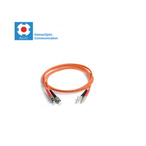 Patch cord ST/PC-LC/PC MM50/125 duplex 2.0mm standard color LSZH jacket cable, (L)m Solutii Fibra Optica
