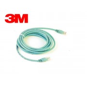 Patch cord RJ45 to RJ45 Cat 6 S/FTP, manta LSOH 10m turquoise