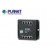 IP30, IPv6/IPv4, 8-Port 1000TP Wall-mount Managed Ethernet Switch (-40 to 75 C), dual redundant power input on 12-48VDC / 24VAC terminal block and power jack, SNMPv3, 802.1Q VLAN, IGMP Snooping, SSL,