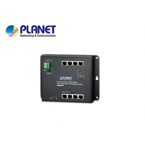 IP30, IPv6/IPv4, 8-Port 1000TP + 2-Port 100/1000F SFP Wall-mount Managed Ethernet Switch (-40 to 75 C), dual redundant power input on 12-48VDC / 24VAC terminal block and power jack, SNMPv3, 802.1Q Echipamente Active